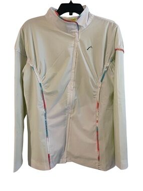 SwingDish Denali White Golf Jacket